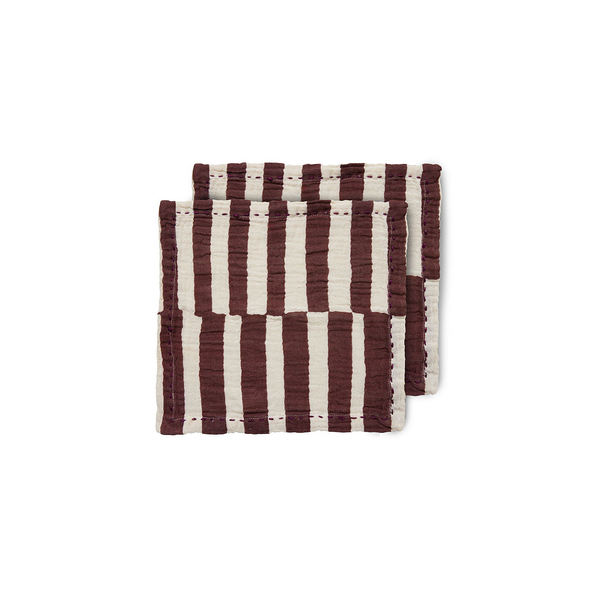 Home Deluxe - Set de 4 serviettes - 40 x 70 cm, 100% coton I Serviette
