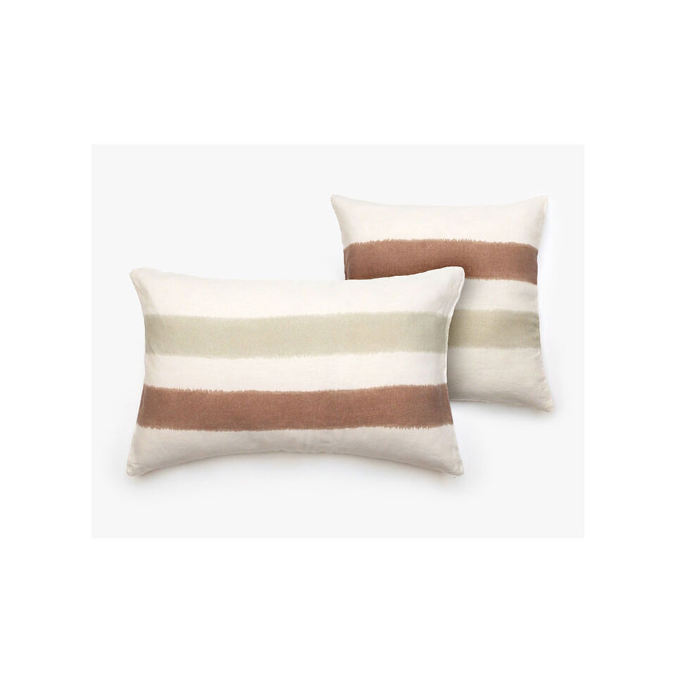 Housse de coussin ARIA Lin et Coton - VENT DU SUD