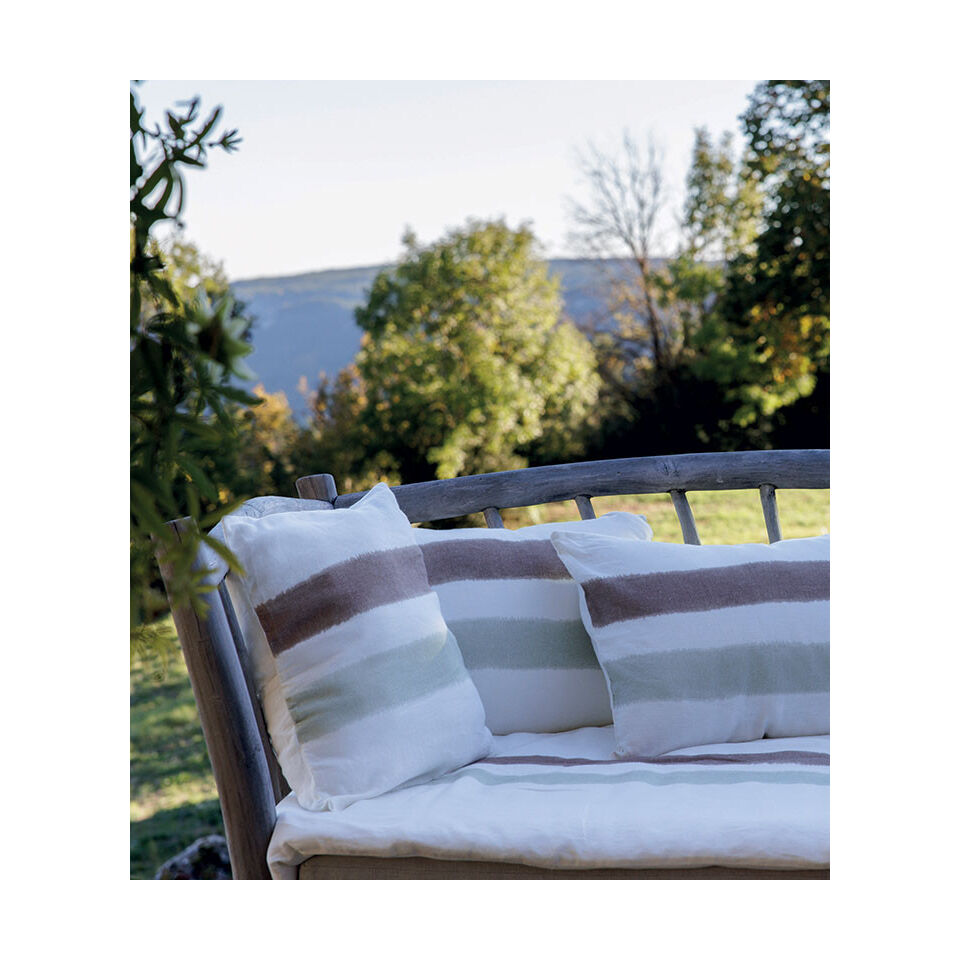 Housse de coussin ARIA Lin et Coton - VENT DU SUD