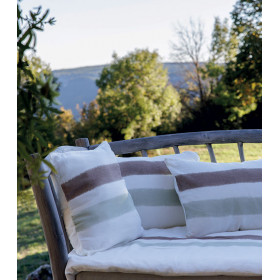 Housse de coussin ARIA Lin et Coton - VENT DU SUD