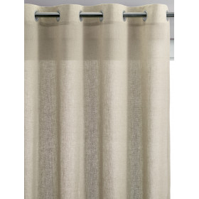Rideau voile de lin et coton Zeff