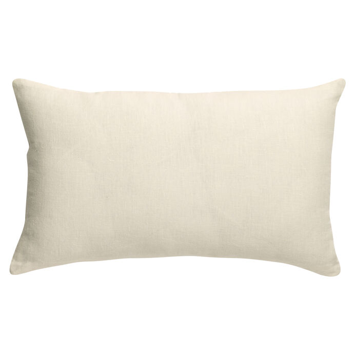 Coussin en lin et coton uni Zeff - Vivaraise | Impression Lin