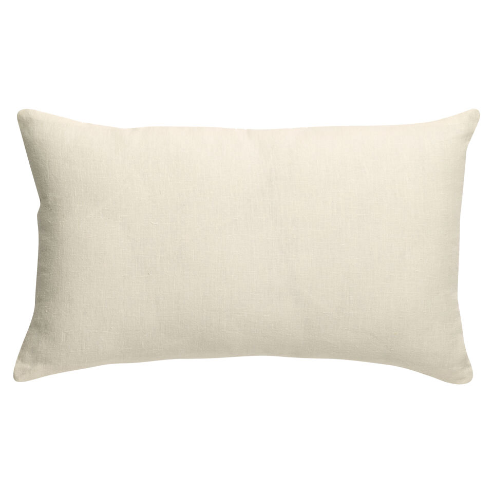 Coussin en lin et coton uni ZEFF