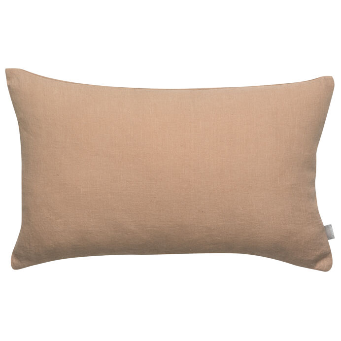 Vivaraise Coussin en lin et coton uni Zeff