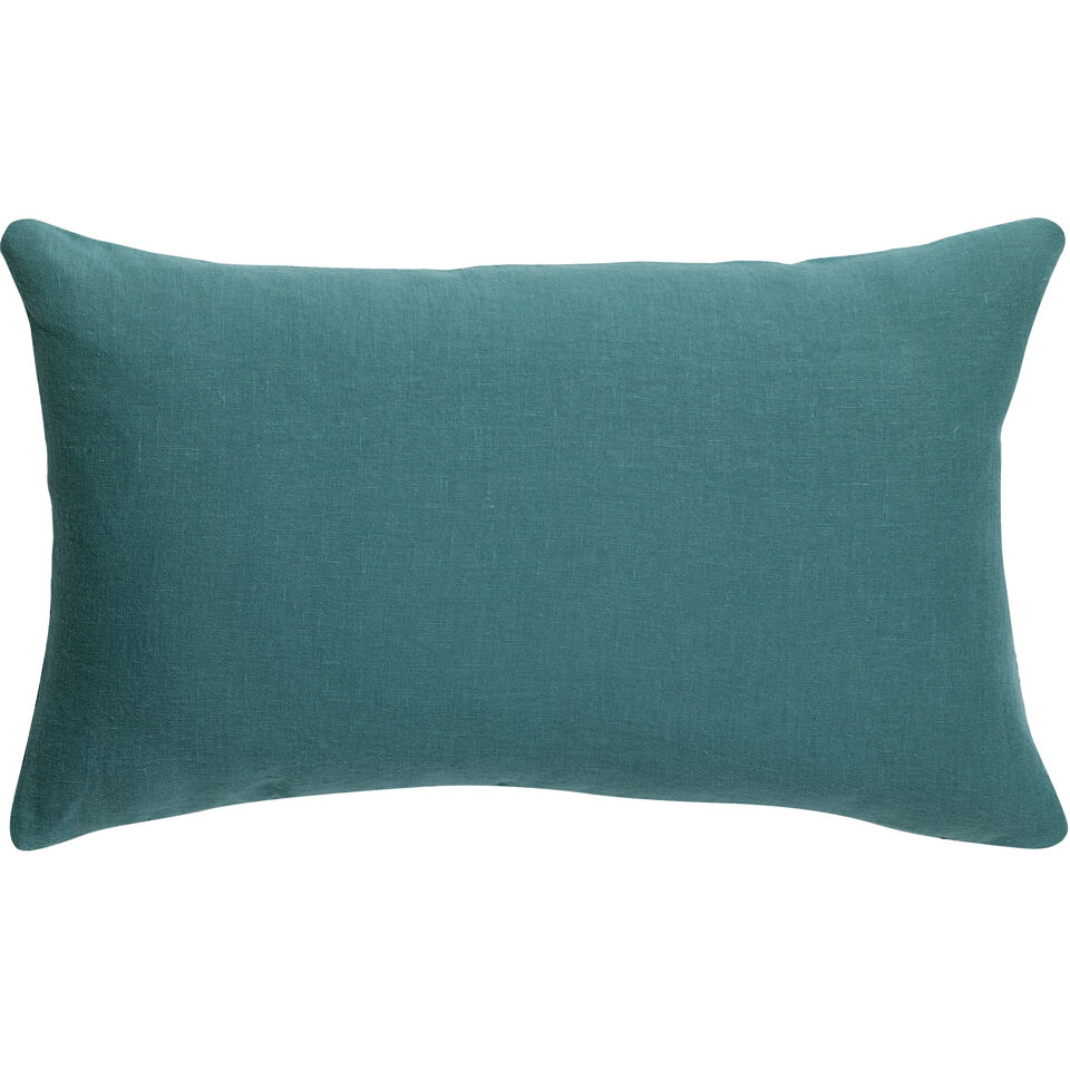 Coussin en lin et coton uni Zeff