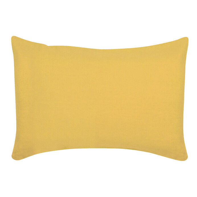 Vivaraise Coussin en lin et coton uni Zeff