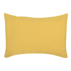 Coussin en lin et coton uni Zeff