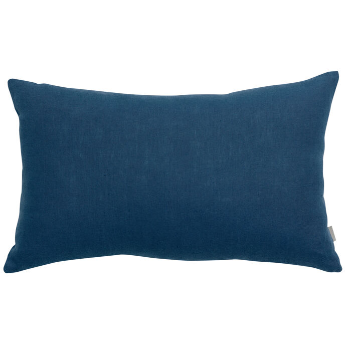 Vivaraise Coussin en lin et coton uni Zeff