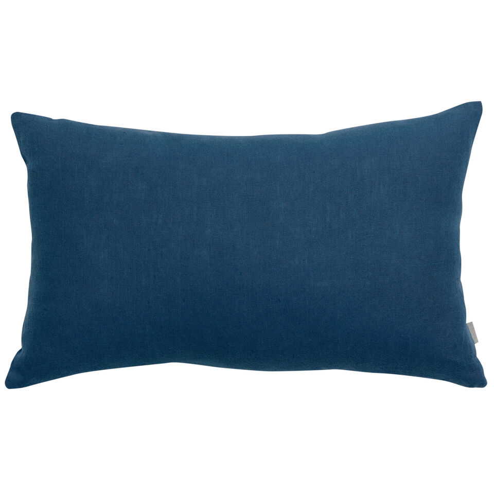 Coussin en lin et coton uni ZEFF