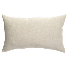Coussin en lin et coton uni Zeff
