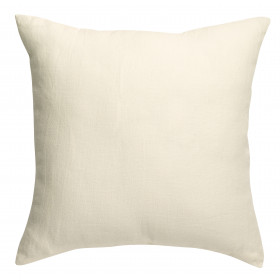 Coussin en lin et coton uni Zeff