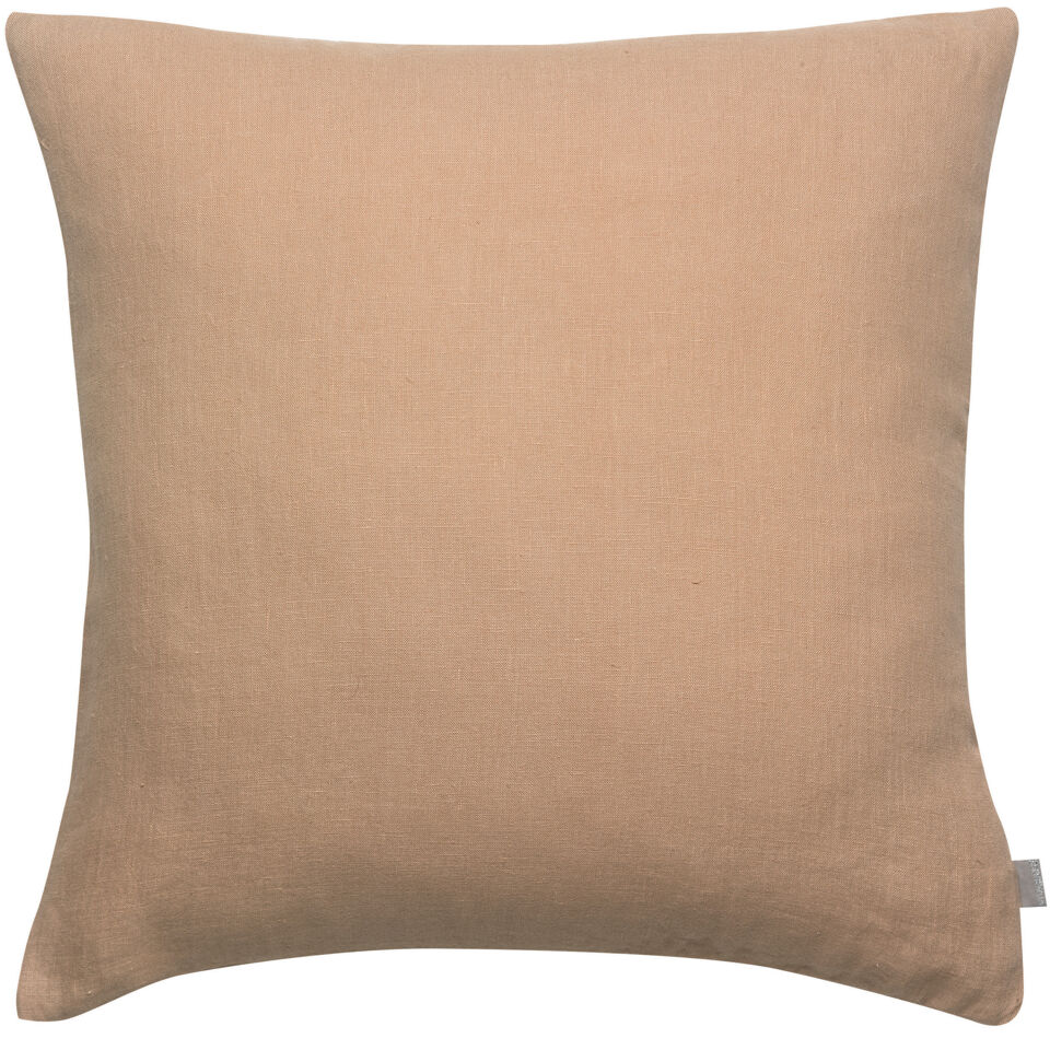 Coussin en lin et coton uni Zeff