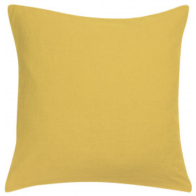 Coussin en lin et coton uni ZEFF