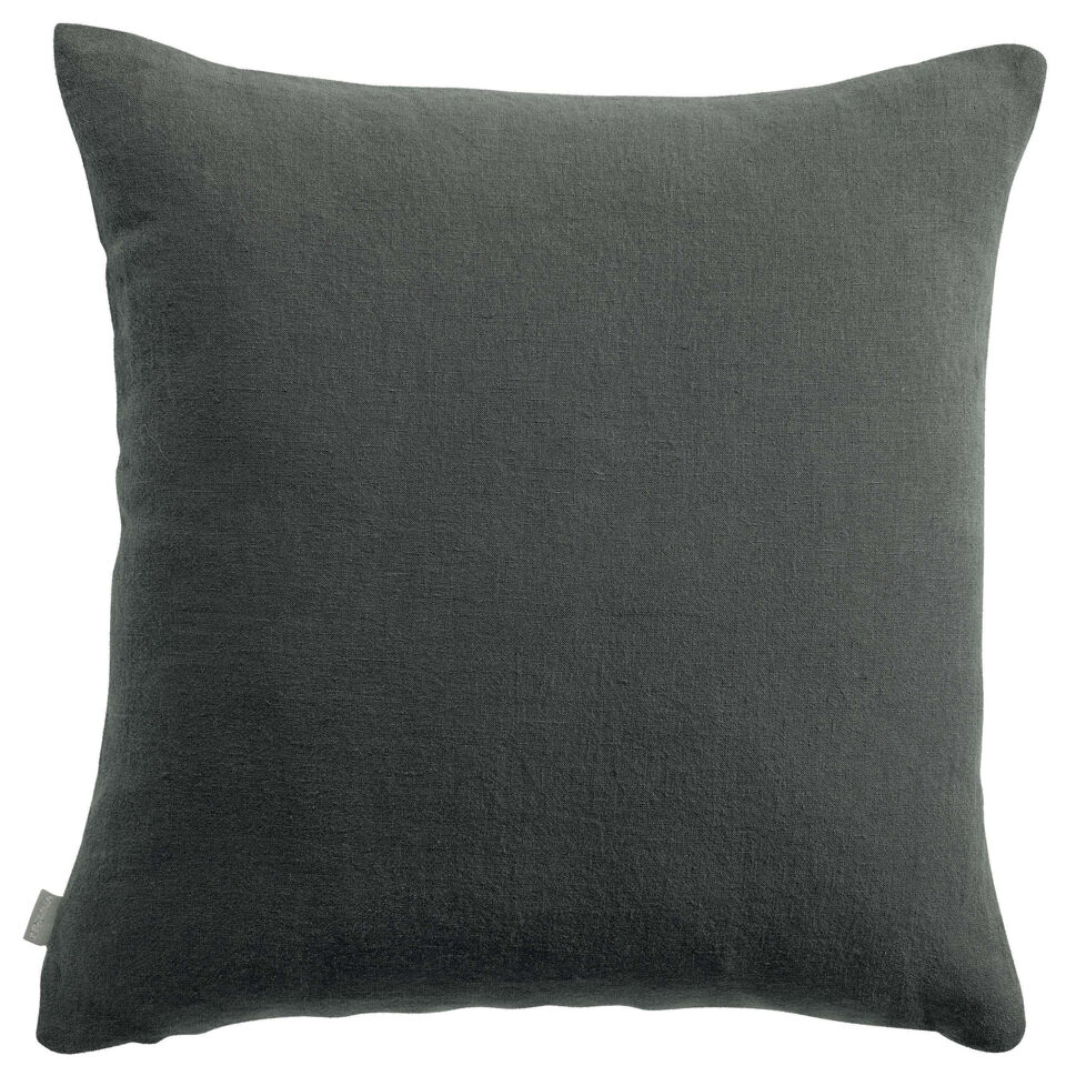Coussin en lin et coton uni ZEFF