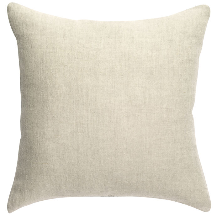 Vivaraise Coussin en lin et coton uni Zeff