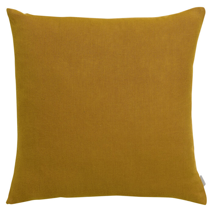 Coussin en lin et coton uni Zeff - Vivaraise | Impression Lin