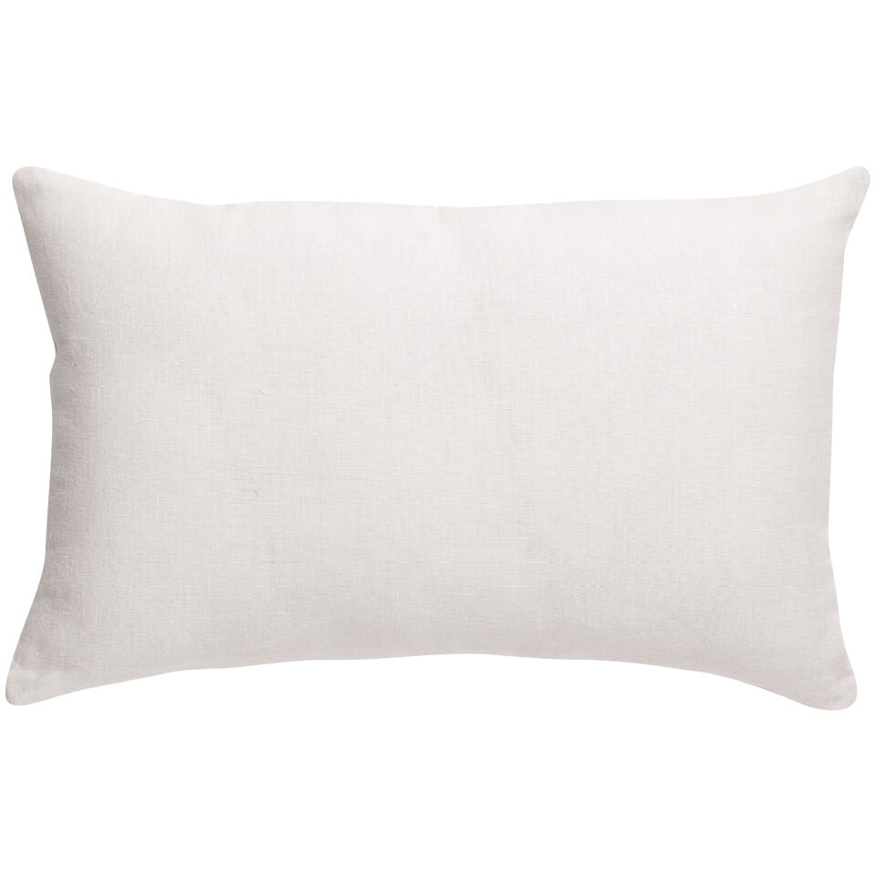 Coussin en lin et coton uni Zeff 