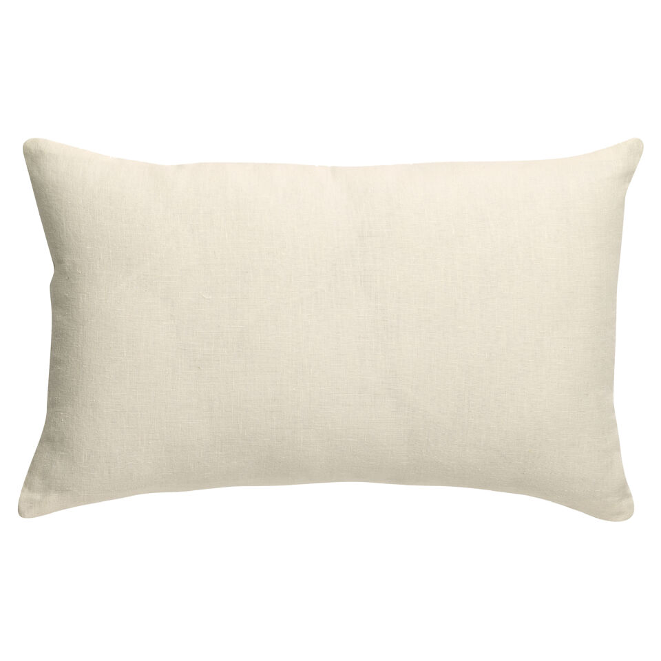 Coussin en lin et coton uni ZEFF