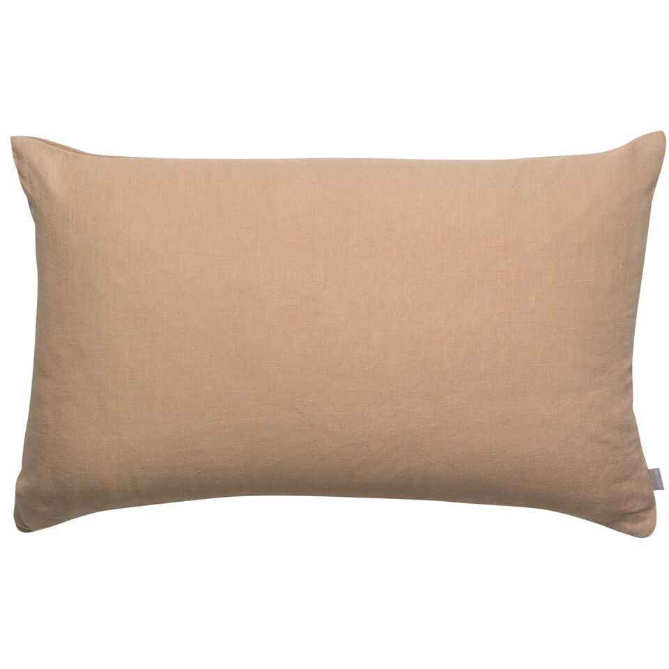 Coussin en lin et coton uni Zeff