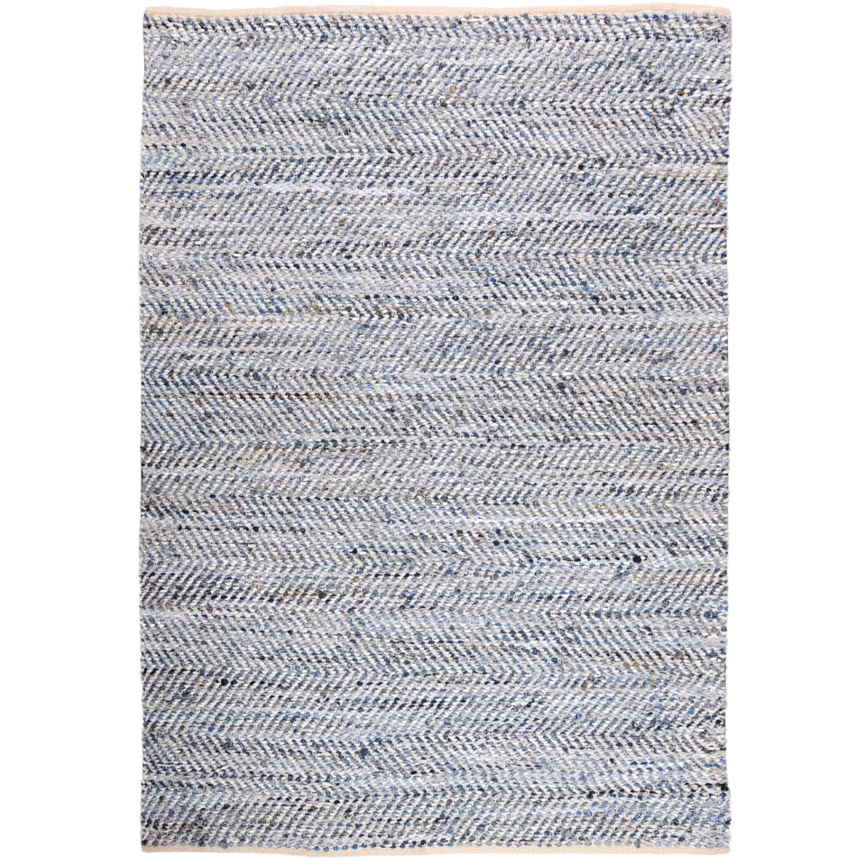 Tapis en Coton et Cuir ATLAS
