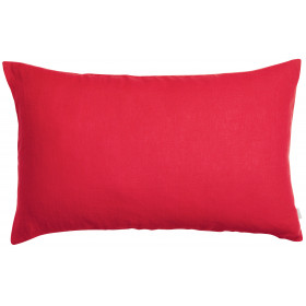 Coussin en lin et coton uni Zeff