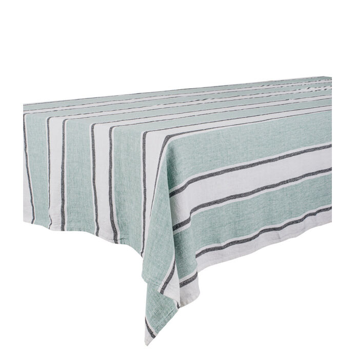 Harmony Textile - Haomy Nappe de Table SARTENE en Lin Lavé Tissé