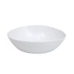 PORCELINO WHITE - Saladier de présentation ovale en porcelaine - POMAX