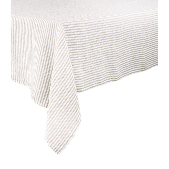 Harmony Textile - Haomy Nappe de Table VEZZANI en Lin Lavé Tissé