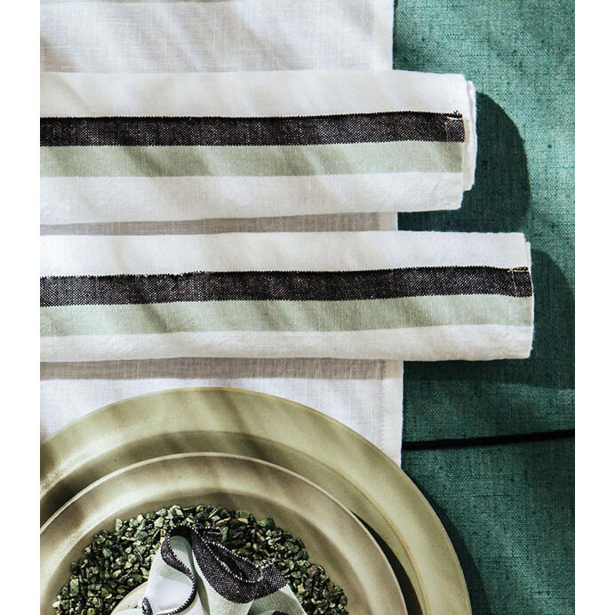 Serviette Set de Table SISCO en Lin Lavé Tissé - HARMONY HAOMY 