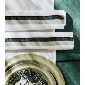 Serviette Set de Table SISCO en Lin Lavé Tissé - HARMONY HAOMY 