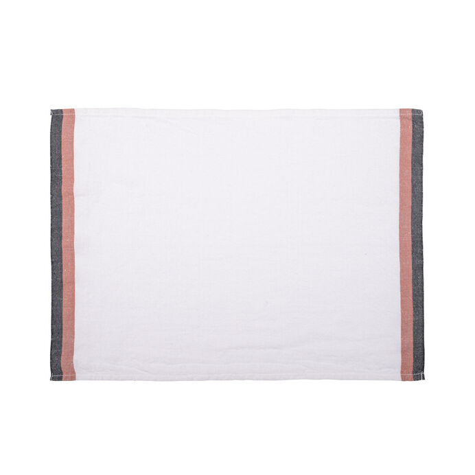 Harmony Textile - Haomy Serviette Set de Table SISCO en Lin Lavé - ...