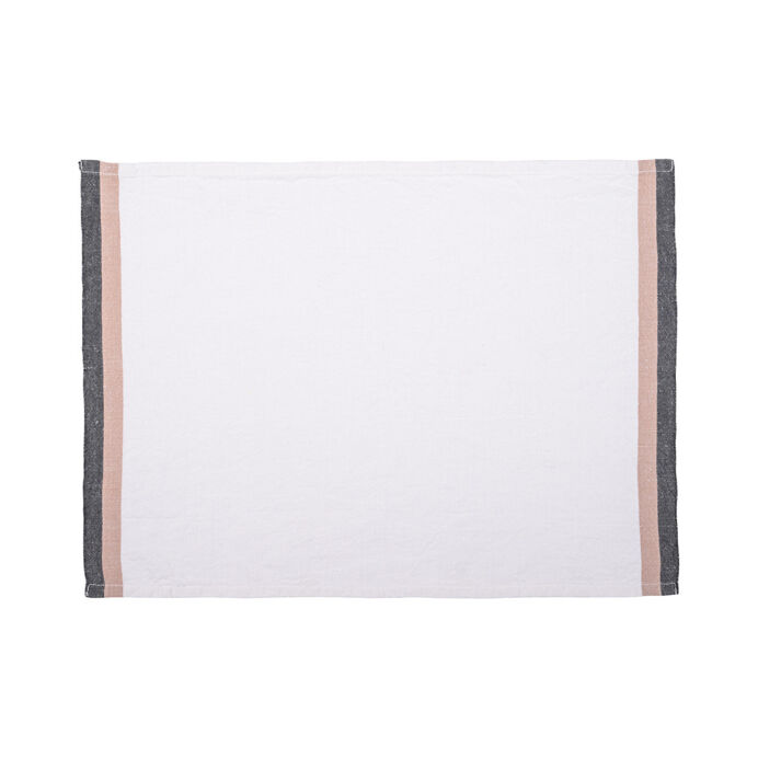 Harmony Textile - Haomy Serviette Set de Table SISCO en Lin Lavé - ...