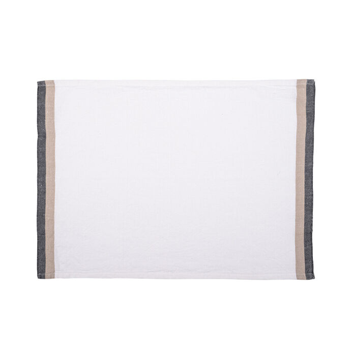 Harmony Textile - Haomy Serviette Set de Table SISCO en Lin Lavé - ...
