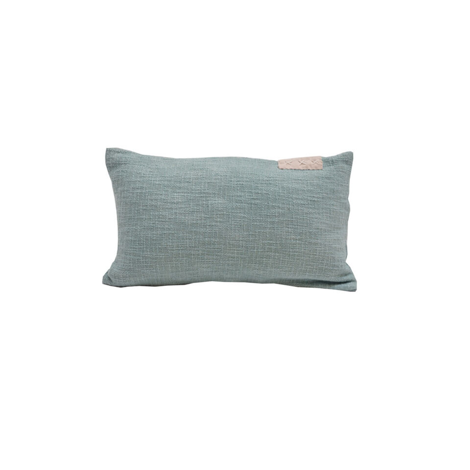 TAICHI Coussin coton AQUA 25X40 - BED AND PHILOSOPHY