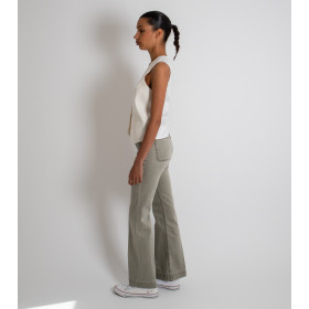 Pantalon en toile BASTILLE PORTOFINO Kaki - JANE BLUE