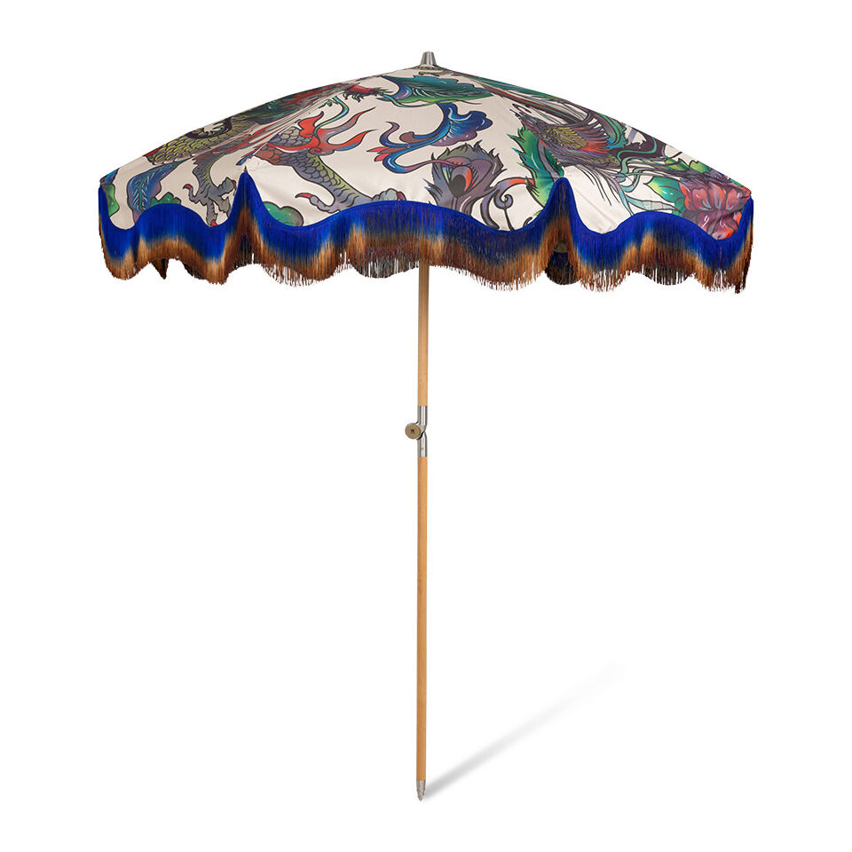 Parasol vintage avec franges - Traditional Blend - HK Living