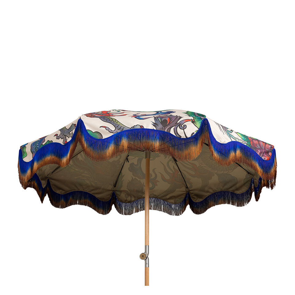 Parasol vintage avec franges - Traditional Blend - HK Living
