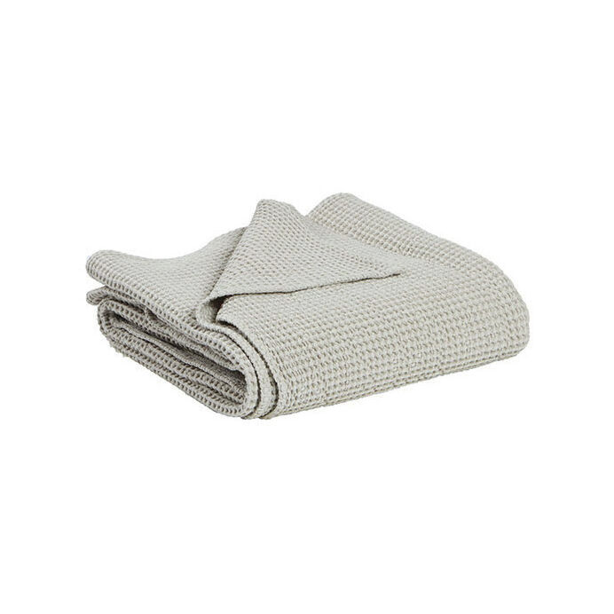 Jeté de Lit en Coton Recyclé MAIA - Vivaraise | Impression lin