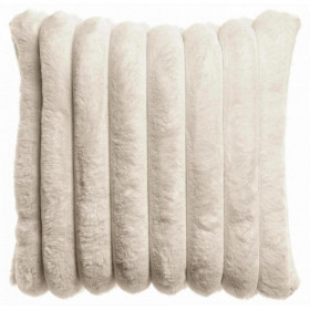 Coussin Alice en Fausse Fourrure Côtelée