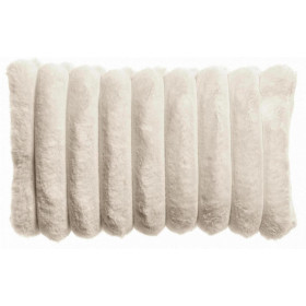 Coussin Alice en Fausse Fourrure Côtelée