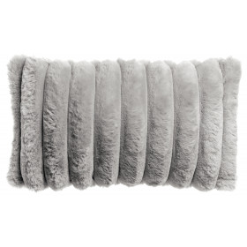 Coussin Alice en Fausse Fourrure Côtelée