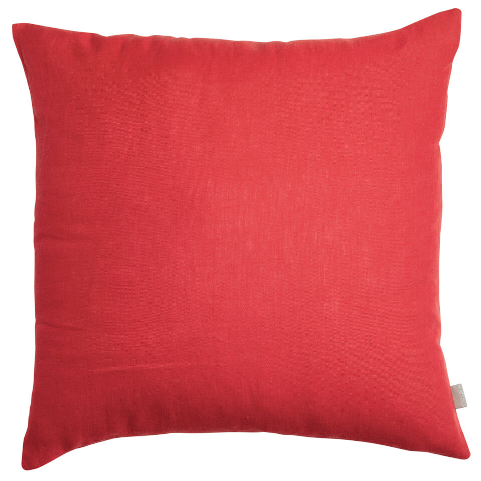 Coussin en lin et coton uni Zeff 