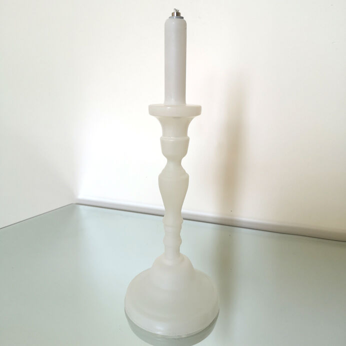 Impression Lin Lampe à Huile Bougeoir en verre Blanc N6