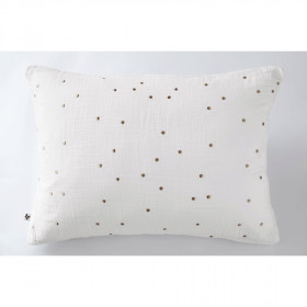 Taie d'oreiller Gaze de coton GAÏA CHIC - L'EFFET PAPILLON