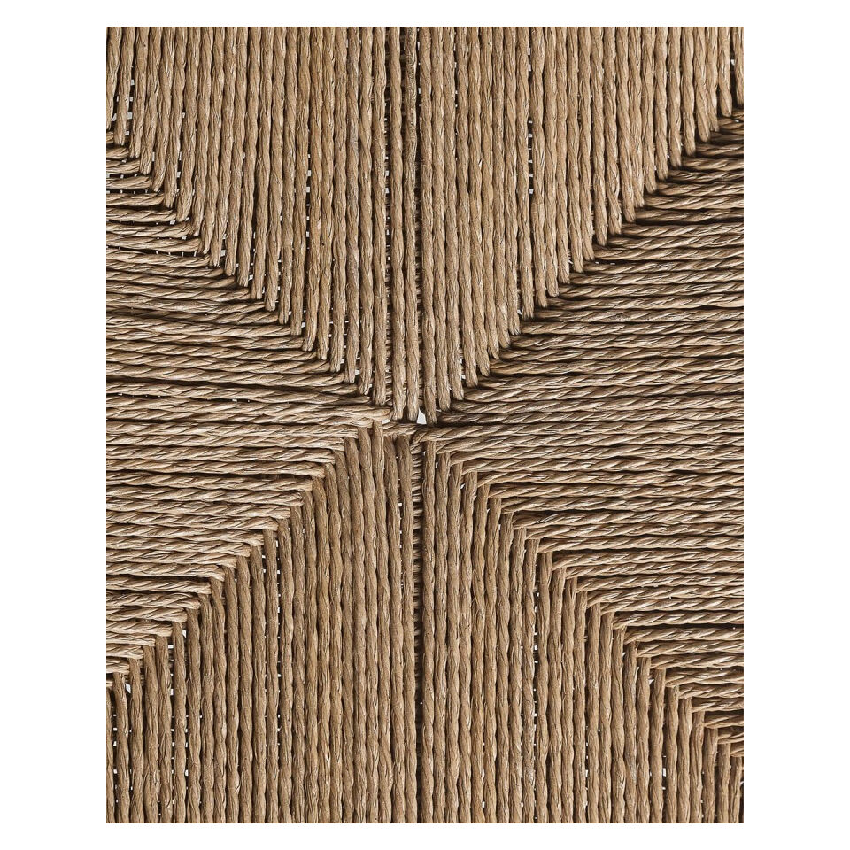 Chaise NATUREL en teck et corde ROB - Dareels