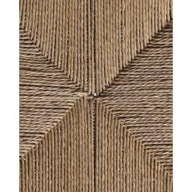 Chaise NATUREL en teck et corde ROB - Dareels