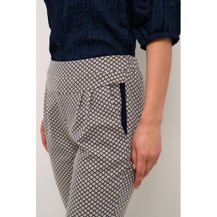 Pantalon Anett Total Eclipse à motifs géometriques