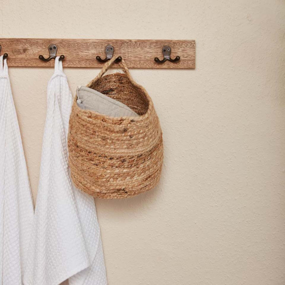 Panier en jute avec poignée XL