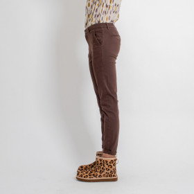Pantalon chino HONORE Brownie - Hod Paris - Hiver 2023