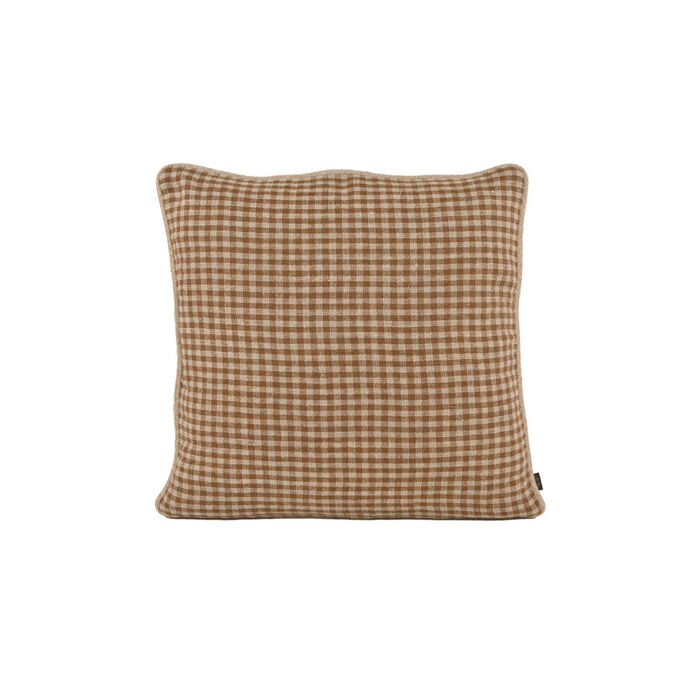 Harmony Textile - Haomy Housse de Coussin PIANA en Lin Tissé